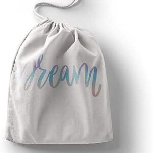 بوناميزون شنطة منتجات قطنية مطبوعة مع رباط، شنطة بقالة قابلة لاعادة الاستخدام، اكياس صديقة للبيئة وقابلة للتحلل البيولوجي، شنطة سفر، شنط تسوق، صديقة للبيئة، قابلة للطي، المقاس: 12×15 سم