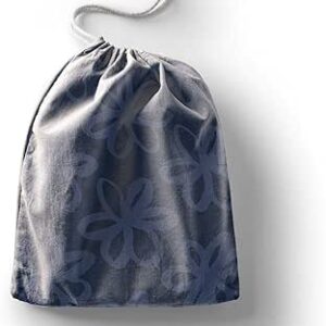 بوناميزون شنطة منتجات قطنية مطبوعة مع رباط، شنطة بقالة قابلة لاعادة الاستخدام، اكياس صديقة للبيئة وقابلة للتحلل البيولوجي، شنطة سفر، شنط تسوق، صديقة للبيئة، قابلة للطي، المقاس: 12×15 سم، قماش