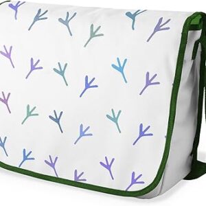 بوناميزون شنطة ماسنجر مدرسية مطبوعة رقميا مع حزام كاكي للطلاب، شنطة كروس وشنطة ساعي، شنطة كتف للمدرسة، العودة الى المدرسة، المقاس: 29 × 36 سم