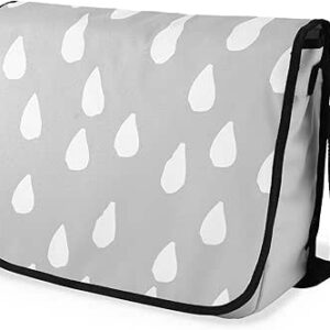 بوناميزون شنطة ماسنجر مدرسية مطبوعة رقميا مع حزام اسود للطلاب، شنطة كروس وشنطة ساعي، شنطة كتف للمدرسة، العودة الى المدرسة، المقاس: 29 × 36 سم