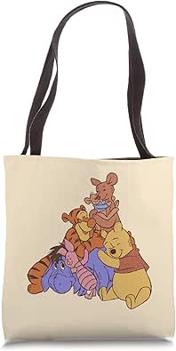 ديزني شنطة يد كبيرة توت من ويني ذا بوه هاندرد اكر كانجا رو جروب، ابيض، 16 انش