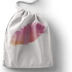 بوناميزون شنطة منتجات قطنية مطبوعة مع رباط، شنطة بقالة قابلة لاعادة الاستخدام، اكياس صديقة للبيئة وقابلة للتحلل البيولوجي، شنطة سفر، شنط تسوق، صديقة للبيئة، قابلة للطي، المقاس: 12×15 سم