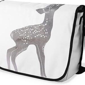 بوناميزون شنطة ماسنجر مدرسية مطبوعة رقميا مع حزام اسود للطلاب، شنطة كروس وشنطة ساعي، شنطة كتف للمدرسة، العودة الى المدرسة، المقاس: 29 × 36 سم