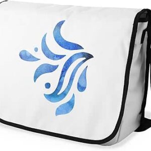 شنطة ماسنجر مدرسية مطبوعة رقمية بحزام اسود للبنات والاولاد من لو جاردين دو لين، شنطة ماسنجر للطلاب، شنط كتف مقاس 29 × 36 سم