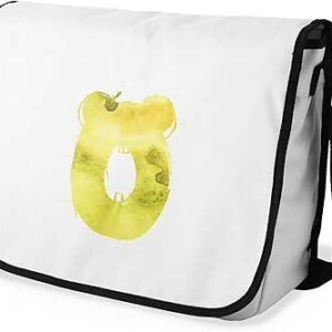 بوناميزون شنطة ماسنجر مدرسية مطبوعة رقميا مع حزام اسود للطلاب، شنطة كروس وشنطة ساعي، شنطة كتف للمدرسة، العودة الى المدرسة، المقاس: 29 × 36 سم