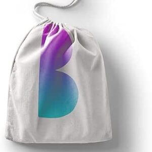 بوناميزون شنطة منتجات قطنية مطبوعة مع رباط، شنطة بقالة قابلة لاعادة الاستخدام، اكياس صديقة للبيئة وقابلة للتحلل البيولوجي، شنطة سفر، شنط تسوق، صديقة للبيئة، قابلة للطي، المقاس: 20×30 سم، لوحة قماشية