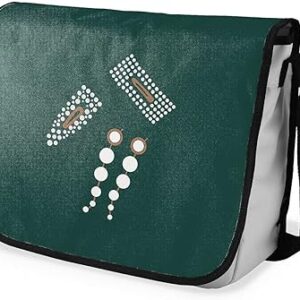 بوناميزون شنطة ماسنجر مدرسية مطبوعة رقميا للطلاب، شنطة كروس بودي وشنطة ساعي، شنطة كتف للمدرسة، العودة الى المدرسة، المقاس: 29 × 36 سم، ألوان متعددة