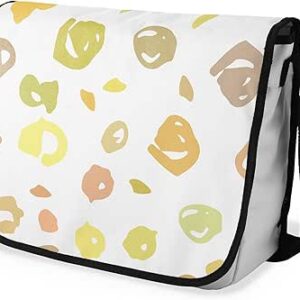 بوناميزون شنطة ماسنجر مدرسية مطبوعة رقميا مع حزام اسود للطلاب، شنطة كروس وشنطة ساعي، شنطة كتف للمدرسة، العودة الى المدرسة، المقاس: 29 × 36 سم