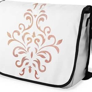 شنطة ماسنجر مدرسية مطبوعة رقمية بحزام اسود للبنات والاولاد من لو جاردين دو لين، شنطة ماسنجر للطلاب، شنط كتف مقاس 29 × 36 سم