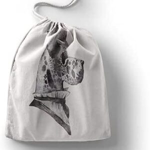 بوناميزون شنطة منتجات قطنية مطبوعة مع رباط، شنطة بقالة قابلة لاعادة الاستخدام، اكياس صديقة للبيئة وقابلة للتحلل البيولوجي، شنطة سفر، شنط تسوق، صديقة للبيئة، قابلة للطي، المقاس: 20×30 سم، قماش