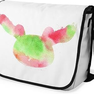 بوناميزون شنطة ماسنجر مدرسية مطبوعة رقميا مع حزام اسود للطلاب، شنطة كروس وشنطة ساعي، شنطة كتف للمدرسة، العودة الى المدرسة، المقاس: 29 × 36 سم