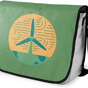 بوناميزون شنطة ماسنجر مدرسية مطبوعة رقميا للطلاب، شنطة كروس بودي وشنطة ساعي، شنطة كتف للمدرسة، العودة الى المدرسة، المقاس: 29 × 36 سم، ألوان متعددة