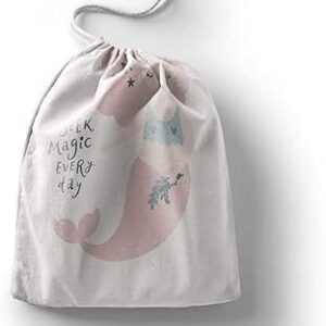 بوناميزون شنطة منتجات قطنية مطبوعة مع رباط، شنطة بقالة قابلة لاعادة الاستخدام، اكياس صديقة للبيئة وقابلة للتحلل البيولوجي، شنطة سفر، شنط تسوق، صديقة للبيئة، قابلة للطي، المقاس: 12×15 سم