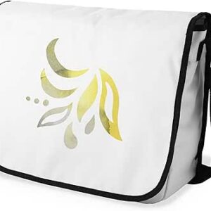 بوناميزون شنطة ماسنجر مدرسية مطبوعة رقميا مع حزام اسود للطلاب، شنطة كروس وشنطة ساعي، شنطة كتف للمدرسة، العودة الى المدرسة، المقاس: 29 × 36 سم