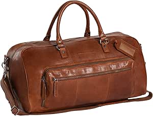 ذا تشيسترفيلد براند شنطة سفر من ماينز كونياك، جلد، عسلي