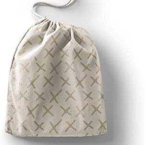 بوناميزون شنطة منتجات قطنية مطبوعة مع رباط، شنطة بقالة قابلة لاعادة الاستخدام، اكياس صديقة للبيئة وقابلة للتحلل البيولوجي، شنطة سفر، شنط تسوق، صديقة للبيئة، قابلة للطي، المقاس: 12×15 سم، قماش