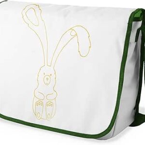 شنطة ماسنجر مدرسية مطبوعة بطباعة رقمية مع حزام أسود للبنات والأولاد من لو جاردين دو لين، شنطة ماسنجر للطلاب والعودة إلى المدرسة، مخصصة للطلاب، شنطة كتف، مقاس: 29 × 36 سم