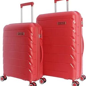 مجموعة حقائب دون الغودون - حقيبة سفر - حقيبة سفر - حقيبة سفر - حقيبة سفر - حقيبة مقصورة 55 × 40 × 20 سم و4 عجلات متوسطة - حقائب سفر متوسطة الحجم - حقائب مقصورة، احمر، 64 × 44 × 24 سم، كابينة،, أحمر,