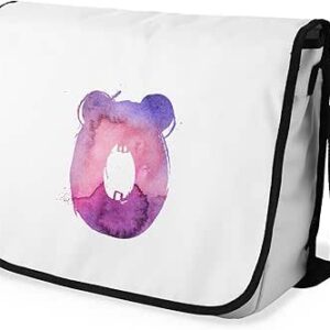 شنطة ماسنجر مدرسية مطبوعة رقمية بحزام اسود للبنات والاولاد من لو جاردين دو لين، شنطة ماسنجر للطلاب، شنط كتف مقاس 29 × 36 سم