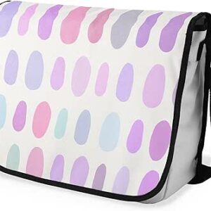 شنطة ماسنجر مدرسية مطبوعة رقمية بحزام اسود للبنات والاولاد من لو جاردين دو لين، شنطة ماسنجر للطلاب، شنط كتف مقاس 29 × 36 سم