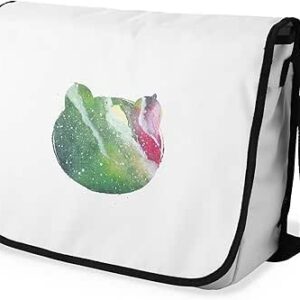 بوناميزون شنطة ماسنجر مدرسية مطبوعة رقميا مع حزام اسود للطلاب، شنطة كروس وشنطة ساعي، شنطة كتف للمدرسة، العودة الى المدرسة، المقاس: 29 × 36 سم