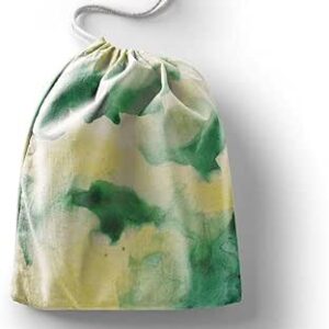 بوناميزون شنطة منتجات قطنية مطبوعة مع رباط، شنطة بقالة قابلة لاعادة الاستخدام، اكياس صديقة للبيئة وقابلة للتحلل البيولوجي، شنطة سفر، شنط تسوق، صديقة للبيئة، قابلة للطي، المقاس: 12×15 سم