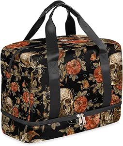 شنطة دفل للنساء الامريكيات من افريقيا، شنطة توت رياضية لصالة الالعاب الرياضية مع جيب رطب وحجرة للاحذية، شنطة امتعة لعطلة نهاية الاسبوع، شنطة سفر للرجال والنساء، متعددة الالوان، البوليستر