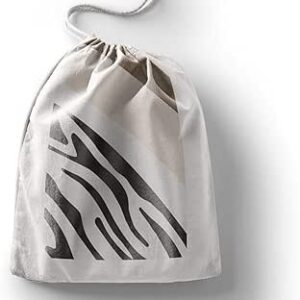 بوناميزون شنطة منتجات قطنية مطبوعة مع رباط، شنطة بقالة قابلة لاعادة الاستخدام، اكياس صديقة للبيئة وقابلة للتحلل البيولوجي، شنطة سفر، شنط تسوق، صديقة للبيئة، قابلة للطي، المقاس: 20×30 سم، قماش