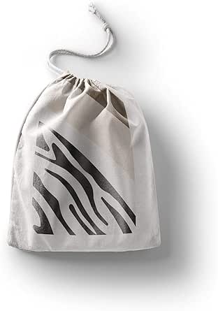 بوناميزون شنطة منتجات قطنية مطبوعة مع رباط، شنطة بقالة قابلة لاعادة الاستخدام، اكياس صديقة للبيئة وقابلة للتحلل البيولوجي، شنطة سفر، شنط تسوق، صديقة للبيئة، قابلة للطي، المقاس: 20×30 سم، قماش