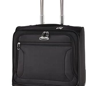شنطة امتعة بعجلات دوارة من تراك مقاس 16 انش 3013-16، لون اسود, أسود، نايلون