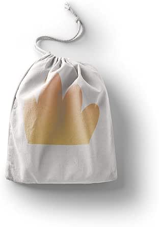 بوناميزون شنطة منتجات قطنية مطبوعة مع رباط، شنطة بقالة قابلة لاعادة الاستخدام، اكياس صديقة للبيئة وقابلة للتحلل البيولوجي، شنطة سفر، شنط تسوق، صديقة للبيئة، قابلة للطي، المقاس: 20×30 سم