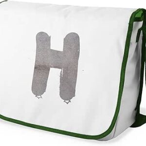 شنطة ماسنجر مدرسية مطبوعة رقميا مع احزمة كاكي للبنات والاولاد من لو جاردين دو لين، شنطة ماسنجر للطلاب، شنط كتف مقاس 29 × 36 سم