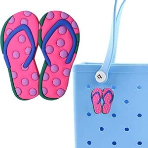 اكسسوارات شنطة الشاطئ من موتوفيتول مصنوعة من بلاستيك PVC من المطاط وبلاستيك بي في سي لحقائب البوج والشباشب، زهري