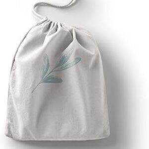 بوناميزون شنطة منتجات قطنية مطبوعة مع رباط، شنطة بقالة قابلة لاعادة الاستخدام، اكياس صديقة للبيئة وقابلة للتحلل البيولوجي، شنطة سفر، شنط تسوق، صديقة للبيئة، قابلة للطي، المقاس: 12×15 سم