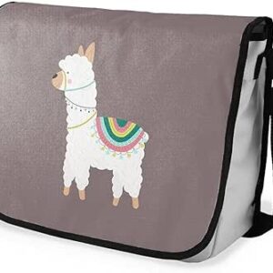 بوناميزون شنطة ماسنجر مدرسية مطبوعة رقميا للطلاب، شنطة كروس بودي وشنطة ساعي، شنطة كتف للمدرسة، العودة الى المدرسة، المقاس: 29 × 36 سم، ألوان متعددة