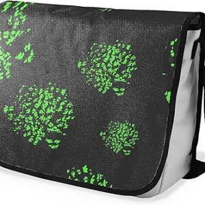 شنطة ماسنجر مدرسية مطبوعة رقمية بحزام اسود للبنات والاولاد من لو جاردين دو لين، شنطة ماسنجر للطلاب، شنط كتف مقاس 29 × 36 سم