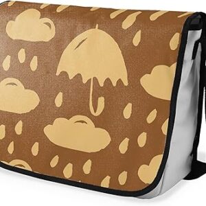 بوناميزون شنطة ماسنجر مدرسية مطبوعة رقميا مع حزام اسود للطلاب، شنطة كروس وشنطة ساعي، شنطة كتف للمدرسة، العودة الى المدرسة، المقاس: 29 × 36 سم