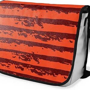 بوناميزون شنطة ماسنجر مدرسية مطبوعة رقميا مع حزام اسود للطلاب، شنطة كروس وشنطة ساعي، شنطة كتف للمدرسة، العودة الى المدرسة، المقاس: 29 × 36 سم