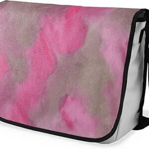 بوناميزون شنطة ماسنجر مدرسية مطبوعة رقميا مع حزام اسود للطلاب، شنطة كروس وشنطة ساعي، شنطة كتف للمدرسة، العودة الى المدرسة، المقاس: 29 × 36 سم