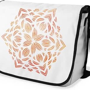 بوناميزون شنطة ماسنجر مدرسية مطبوعة رقميا مع حزام اسود للطلاب، شنطة كروس وشنطة ساعي، شنطة كتف للمدرسة، العودة الى المدرسة، المقاس: 29 × 36 سم