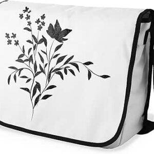 شنطة ماسنجر مدرسية مطبوعة رقمية بحزام اسود للبنات والاولاد من لو جاردين دو لين، شنطة ماسنجر للطلاب، شنط كتف مقاس 29 × 36 سم