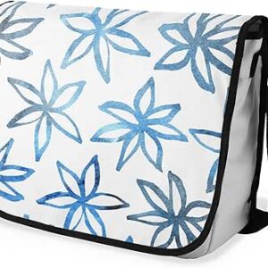 شنطة ماسنجر مدرسية مطبوعة رقمية بحزام اسود للبنات والاولاد من لو جاردين دو لين، شنطة ماسنجر للطلاب، شنط كتف مقاس 29 × 36 سم