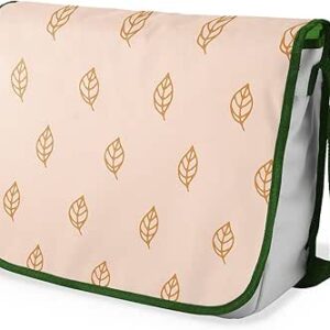 شنطة ماسنجر مدرسية مطبوعة رقميا مع احزمة كاكي للبنات والاولاد من لو جاردين دو لين، شنطة ماسنجر للطلاب، شنط كتف مقاس 29 × 36 سم