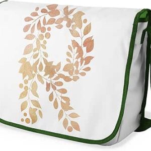 شنطة ماسنجر مدرسية مطبوعة رقميا مع احزمة كاكي للبنات والاولاد من لو جاردين دو لين، شنطة ماسنجر للطلاب، شنط كتف مقاس 29 × 36 سم