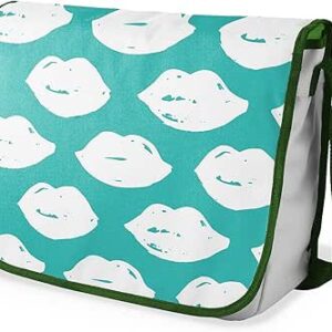 حقيبة ماسنجر مدرسية مطبوعة بطباعة رقمية من لو جاردين دو لين مع حزام أسود للبنات والأولاد، حقيبة ماسنجر للطلاب والعودة الى المدرسة، حقائب المراسل للطلاب، حقائب كتف، مقاس: 29 × 36 سم