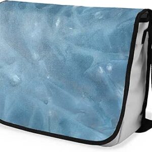 شنطة ماسنجر مدرسية مطبوعة رقمية بحزام اسود للبنات والاولاد من لو جاردين دو لين، شنطة ماسنجر للطلاب، شنط كتف مقاس 29 × 36 سم