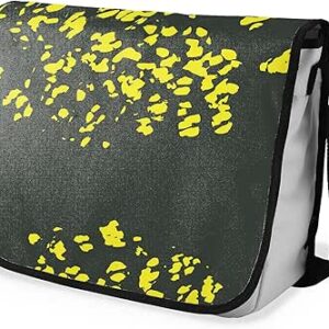 شنطة ماسنجر مدرسية مطبوعة رقمية بحزام اسود للبنات والاولاد من لو جاردين دو لين، شنطة ماسنجر للطلاب، شنط كتف مقاس 29 × 36 سم