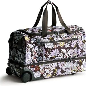 فيرا برادلي شنطة دفل ادير بعجلات للنساء من البوليستر ريب ستوب