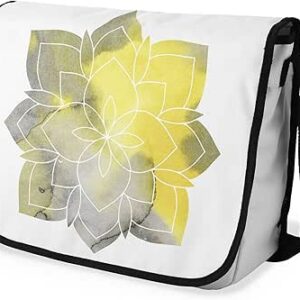 بوناميزون شنطة ماسنجر مدرسية مطبوعة رقميا مع حزام اسود للطلاب، شنطة كروس وشنطة ساعي، شنطة كتف للمدرسة، العودة الى المدرسة، المقاس: 29 × 36 سم