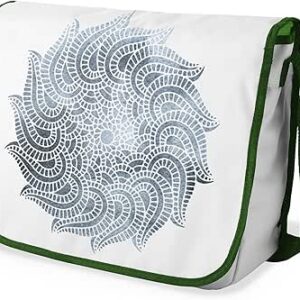 شنطة ماسنجر مدرسية مطبوعة رقميا مع احزمة كاكي للبنات والاولاد من لو جاردين دو لين، شنطة ماسنجر للطلاب، شنط كتف مقاس 29 × 36 سم